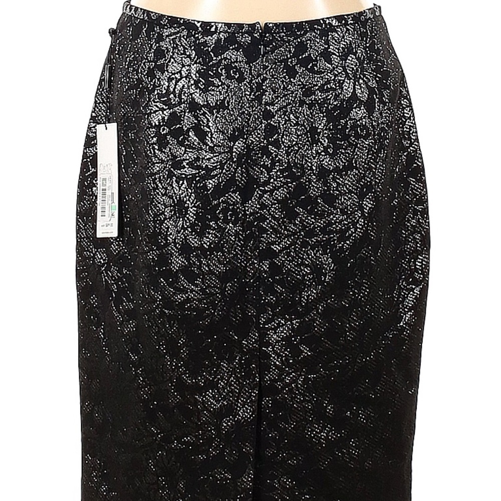 Calvin Klein Suit Skirt Metallic Brocade NWT Size